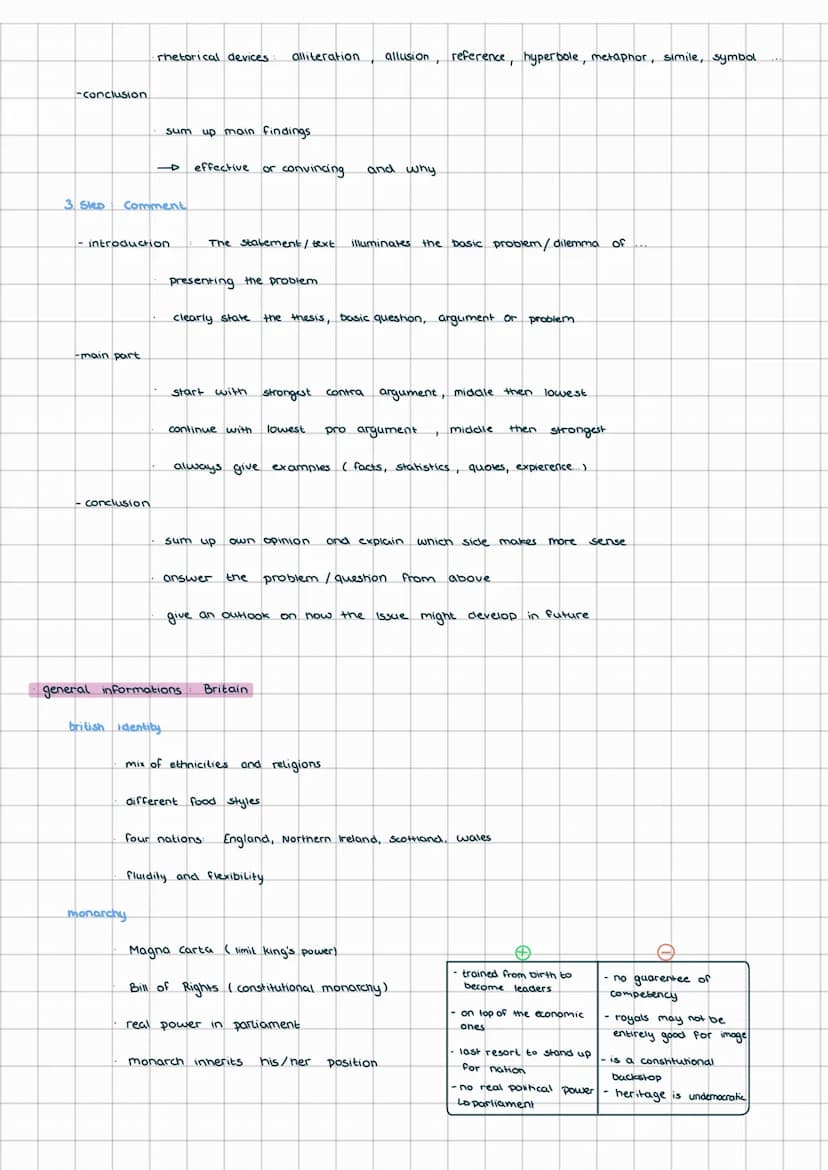 Analysis of a non-fictional text:
1. Step Summary
- Introduction sentence: The newspaper article
in the (newspaper brand)....
- point out ge
