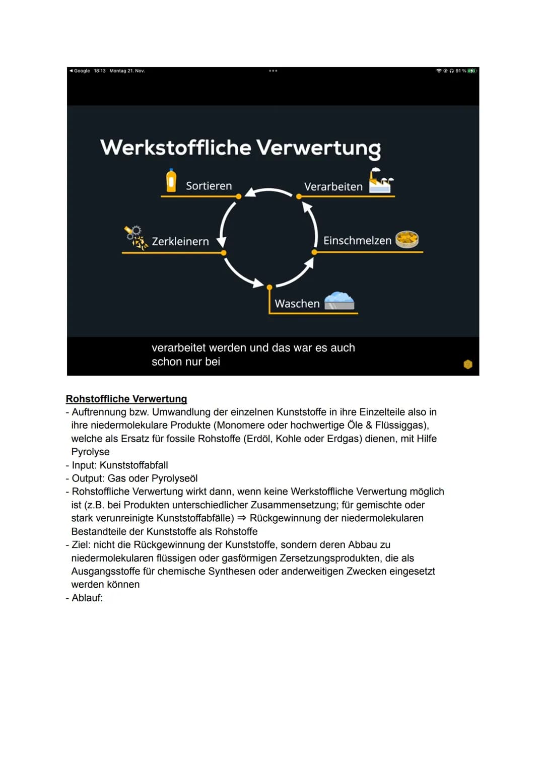 S. 168/169
Chemie Referat: Kunststoffe und Umwelt (Recycling)
1.) Kunststoff in der Umwelt:
Nachteile des Kunststoffes
- Ewiges Material:
-
