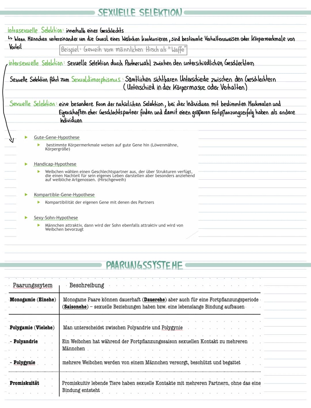 Lernzettel Biologie-Evolution
EVOLUTIONSFAKTOREN
Mutation, Rekombination inter- und intraspchromosomale, Selektion, Selektionsdruck, Gendrif
