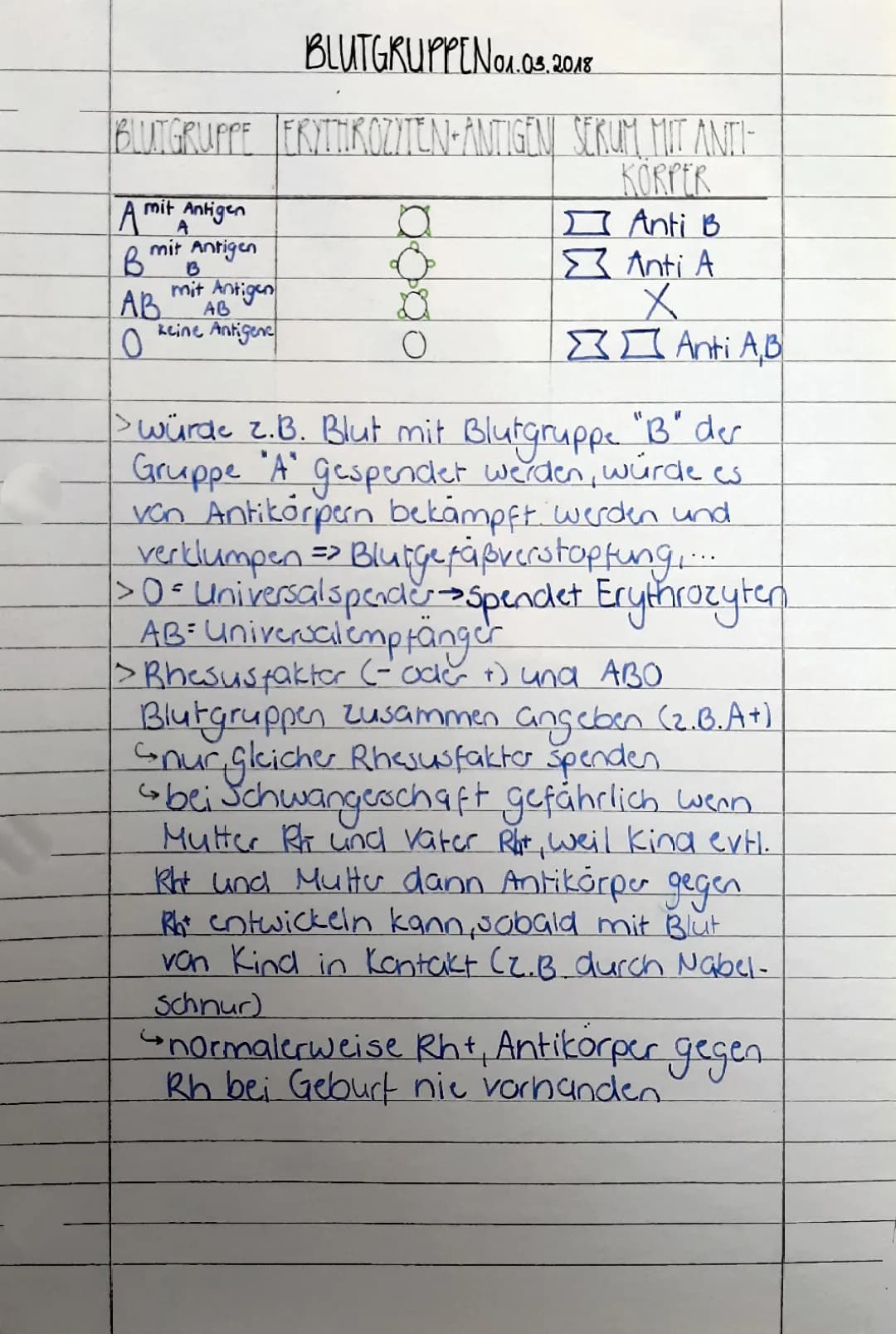 Blutgruppen