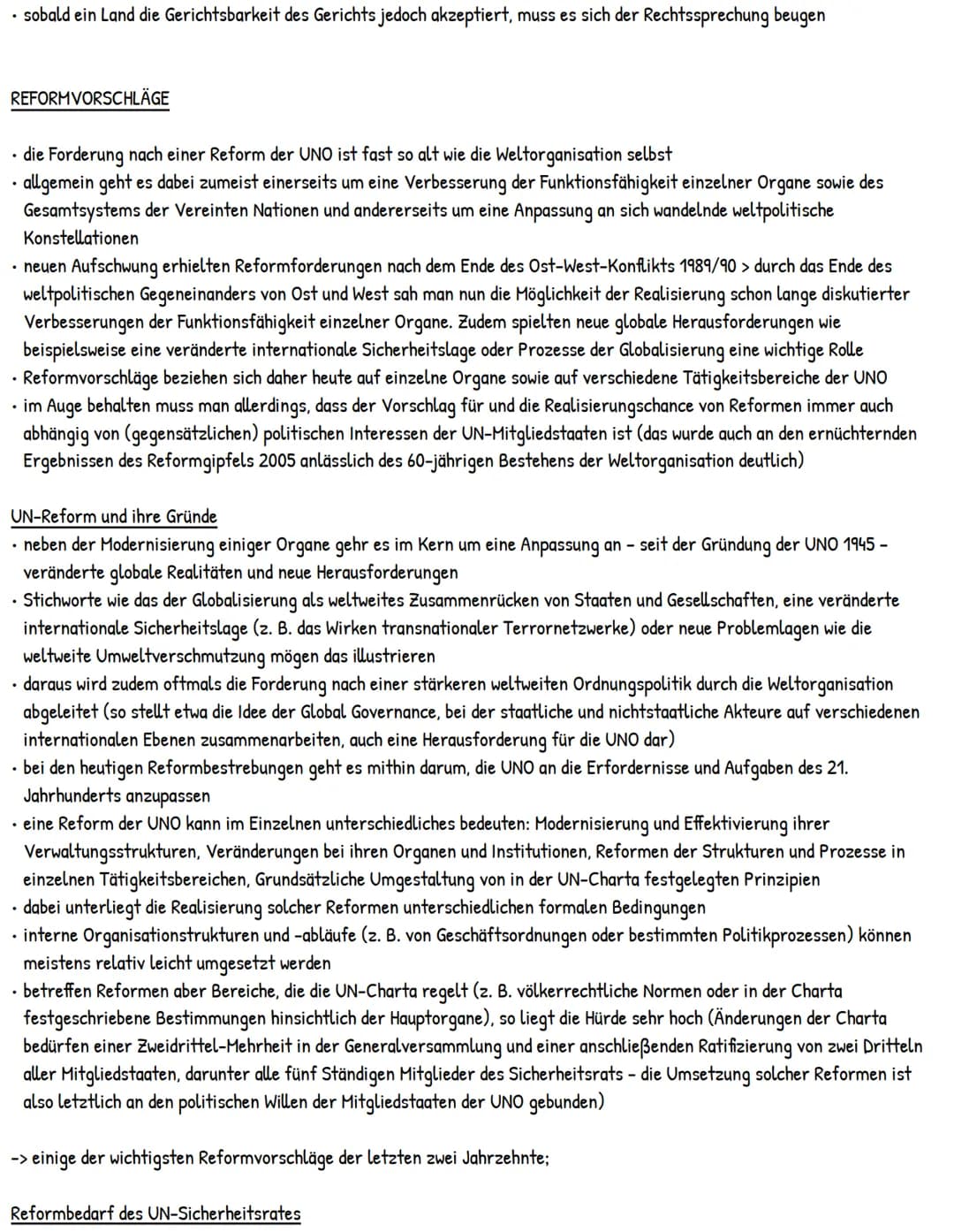 Die Vereinten Nationen (United Nations Organization)
-> zwischenstaatlicher Zusammenschluss von 193 Staaten und als globale internationale O