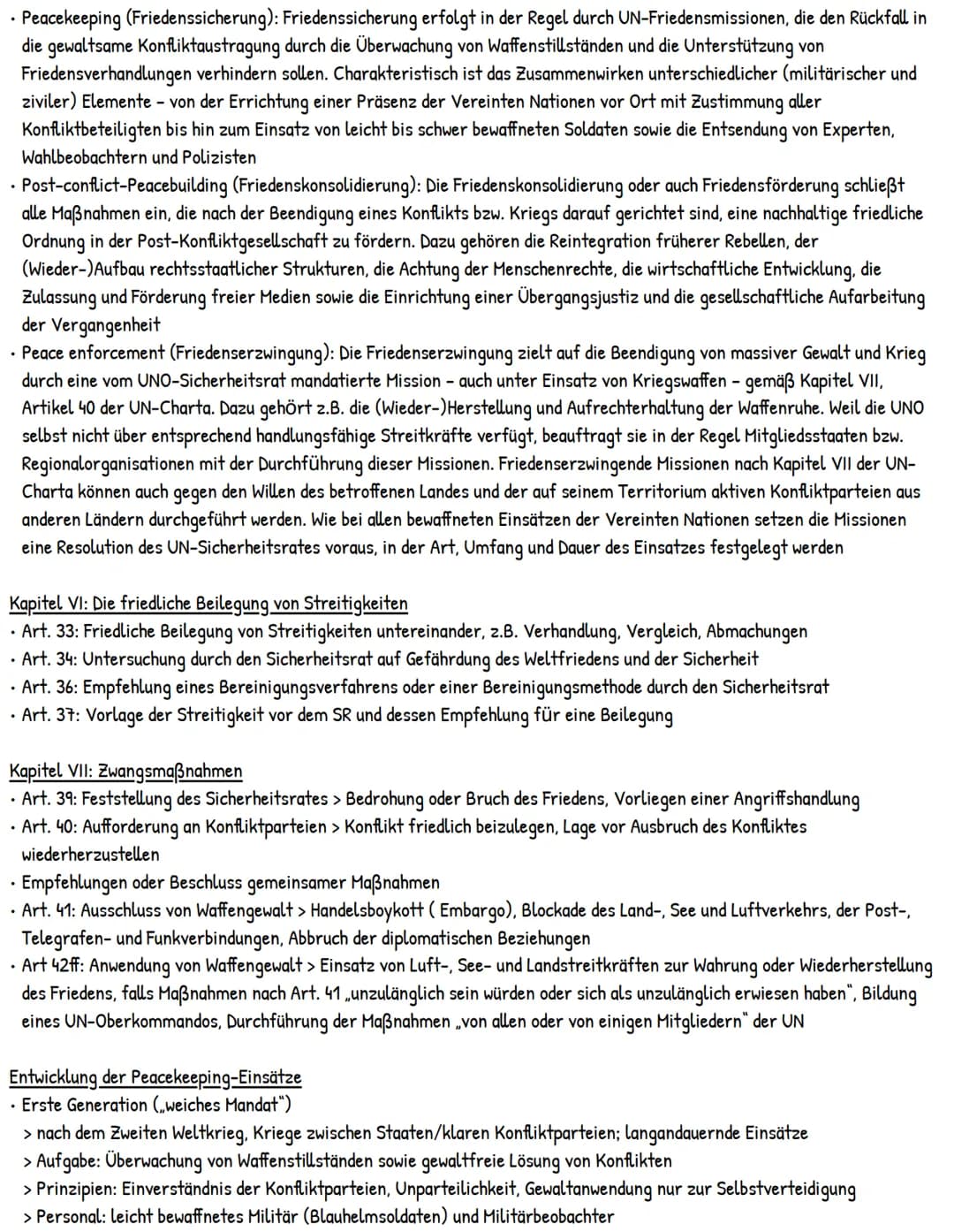 Die Vereinten Nationen (United Nations Organization)
-> zwischenstaatlicher Zusammenschluss von 193 Staaten und als globale internationale O