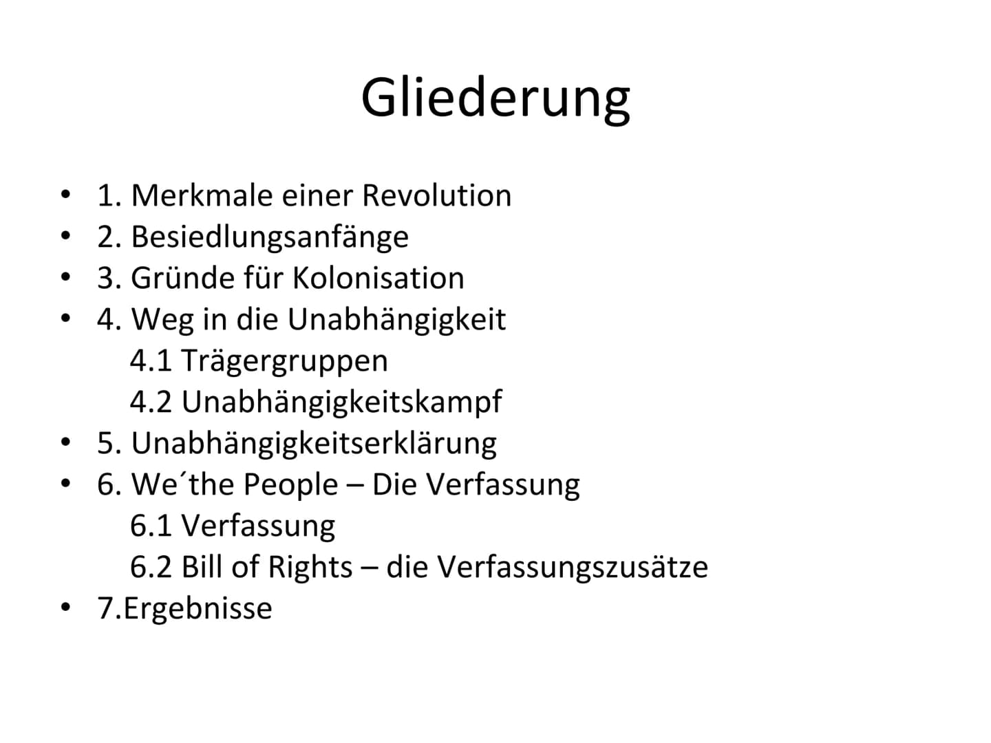 Amerikanische Revolution
GFS von Mareike Richter
Leitfrage: War die Revolution
erfolgreich? GFS Amerikanische Revolution von Mareike Richter