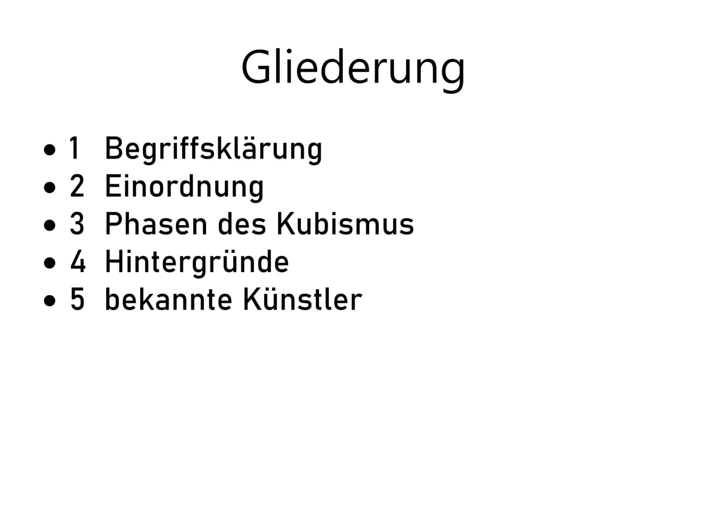 Kubismus - Kunst im 20. Jahrhundert
Zu Beginn des 20. Jahrhunderts kam es zu einem bedeutenden Umbruch in
der Kunst: Expressionismus und Rea