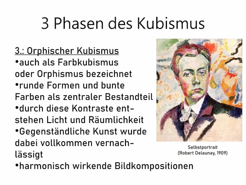 Kubismus - Kunst im 20. Jahrhundert
Zu Beginn des 20. Jahrhunderts kam es zu einem bedeutenden Umbruch in
der Kunst: Expressionismus und Rea