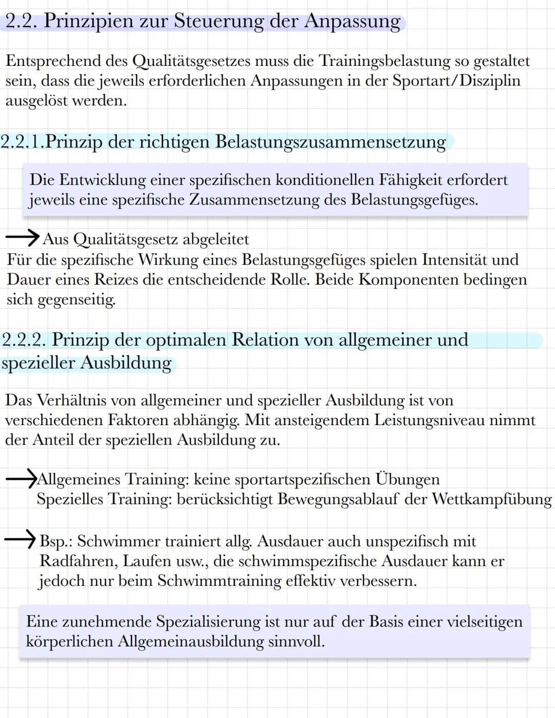 Sport
Marlene Kraut
K1 Klausur Nr. 1
(Thema 1-4)
Trainingsgesetze, Trainingsprinzipien und Ausdauer
1. Trainingsgesetze
1.1. Homöostase und 