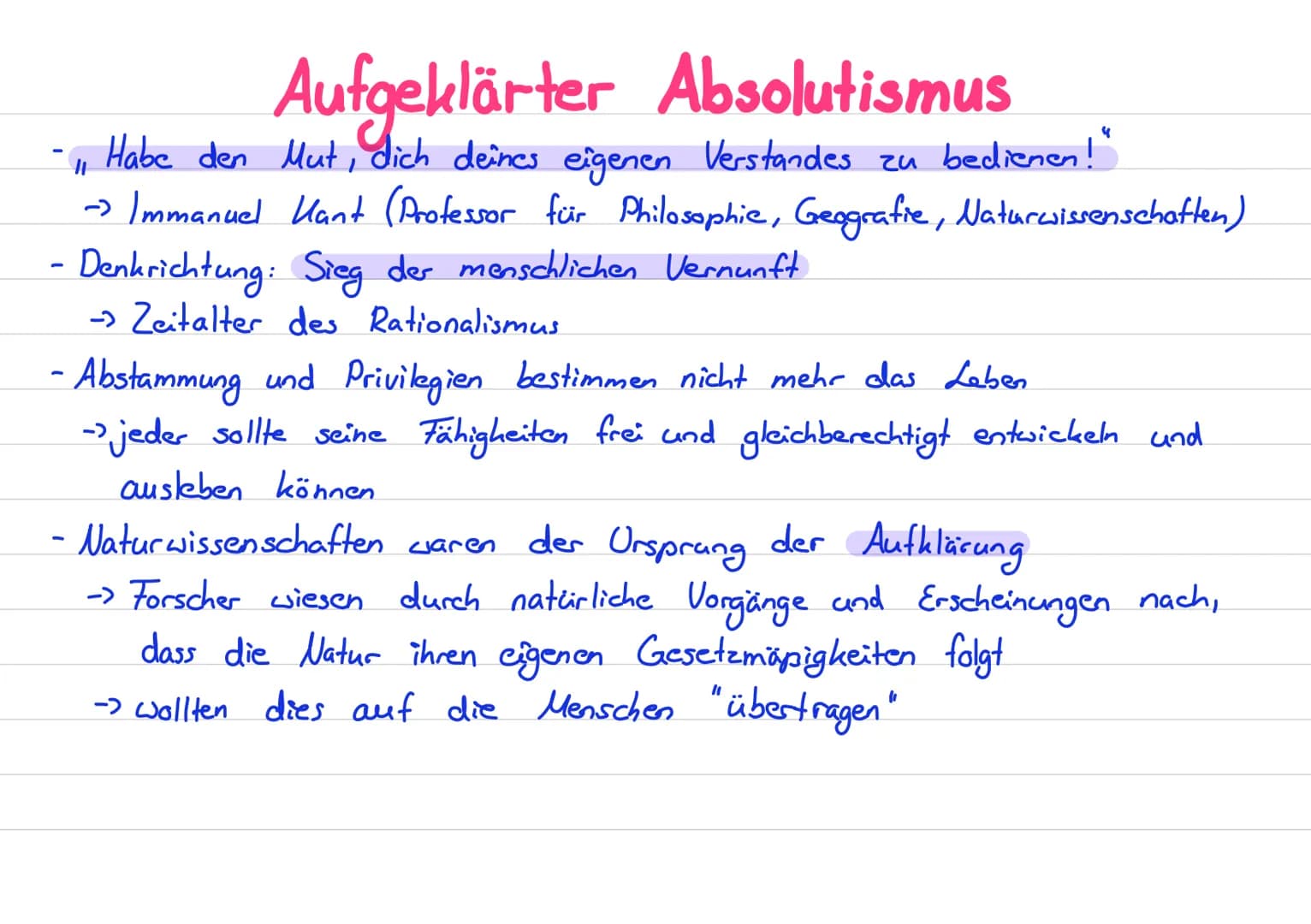 5 Säulen des Absolutismus
Staatskirche
das stehende Heer Verwaltung
Justiz
- neues Heer sollte - verzichtet auf - Ein König, ein
-es hatte e