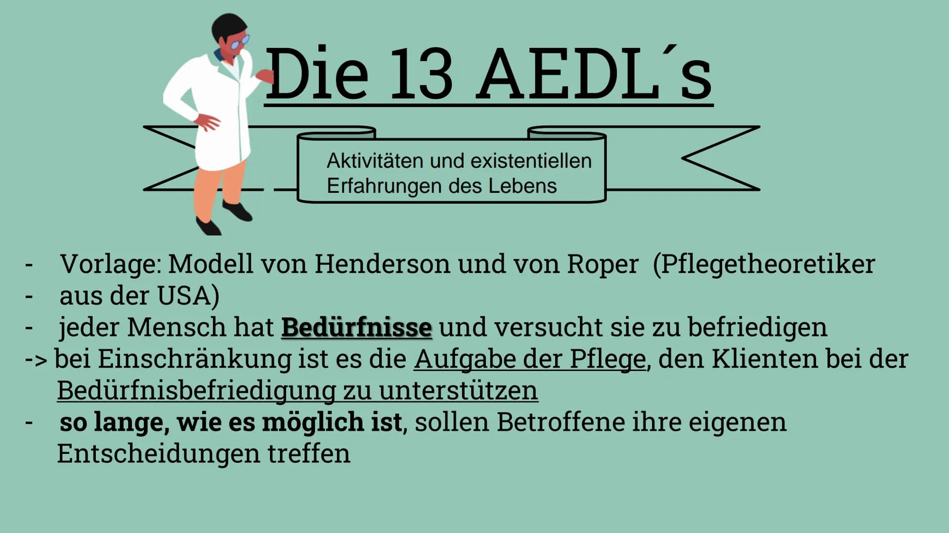 Das Pflegemodell
Nach Monika Krohwinkel
Cora Riedel Gliederung
01
03
Monika
Krohwinkel
Definition und
Ziel des
Pflegemodells
02 Die 13 AEDL`