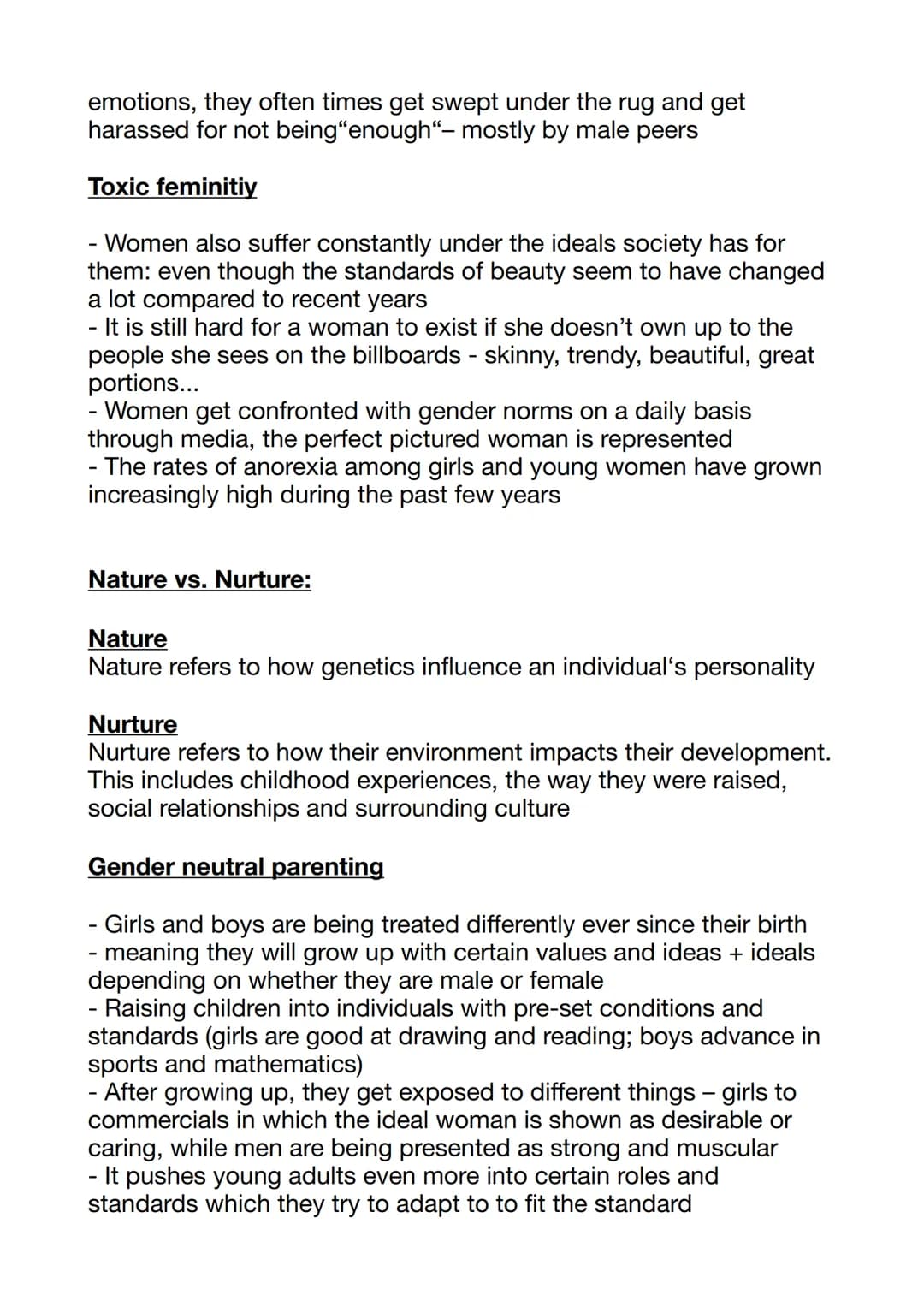 Q/3 Genderissues
Gender and Identity
Gender isn't only determined by the sex you were born with
Gender is a social construct being held up b