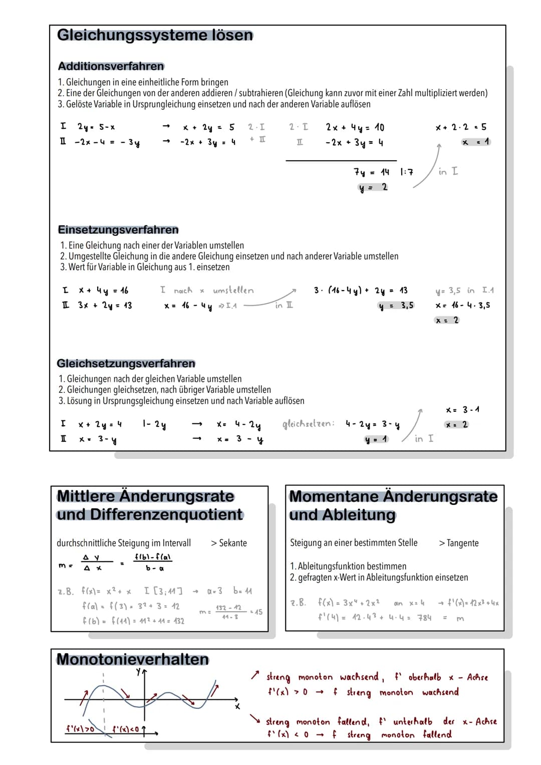 Analysis
Grad 1
Y₁
7.
Ganzrationale Funktionen
Grad 3
Y₁
H
Funktionsgraphen
+2,0+
+1,5+
+1,0+
+0,5+
0,0
-0,5+
-1,0-
-1,5+
-2,0+
Ableitung
x 