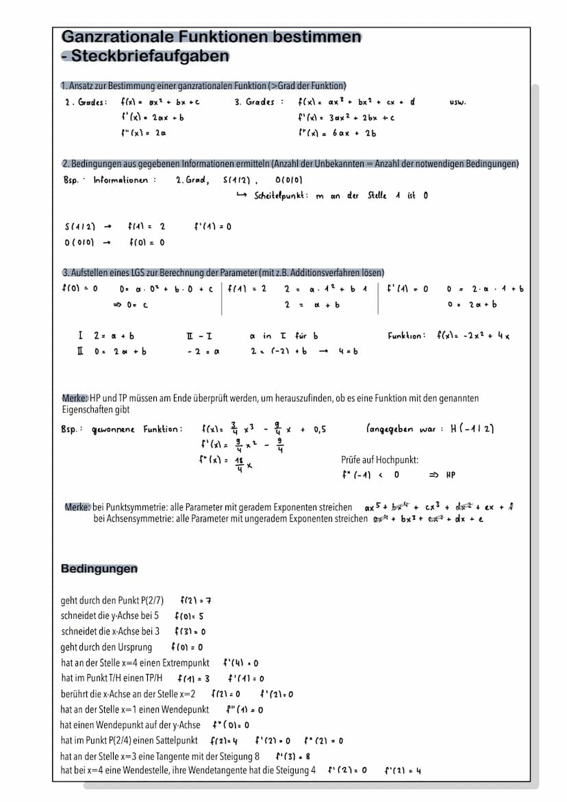 Analysis
Grad 1
Y₁
7.
Ganzrationale Funktionen
Grad 3
Y₁
H
Funktionsgraphen
+2,0+
+1,5+
+1,0+
+0,5+
0,0
-0,5+
-1,0-
-1,5+
-2,0+
Ableitung
x 