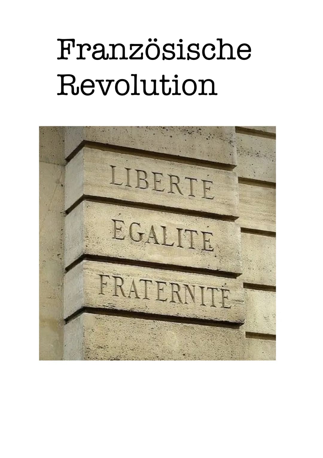 Französische
Revolution
LIBERTE
EGALITE
FRATERNITE DIE HERAUSBILDUNG DER MODERNE UM 1800
• nicht linear, sondern in Brichen und Phasenverech