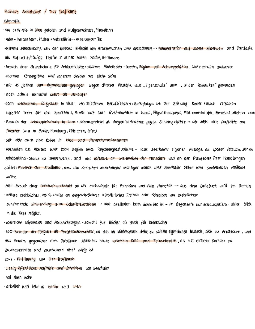 Der Trafikant Deutsch Abi 22