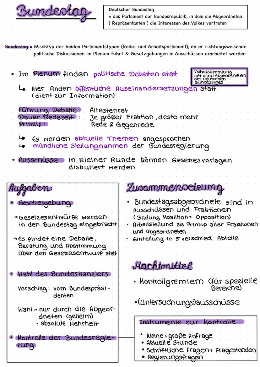 DIE BUNDESREGIERUNG
Bundeskabinett =
Besteht aus...
Prinzipien
Kanzlerprinzip
Der. Bundeskanzler
Bestimmt die
Richtlinien der Politik
und tr