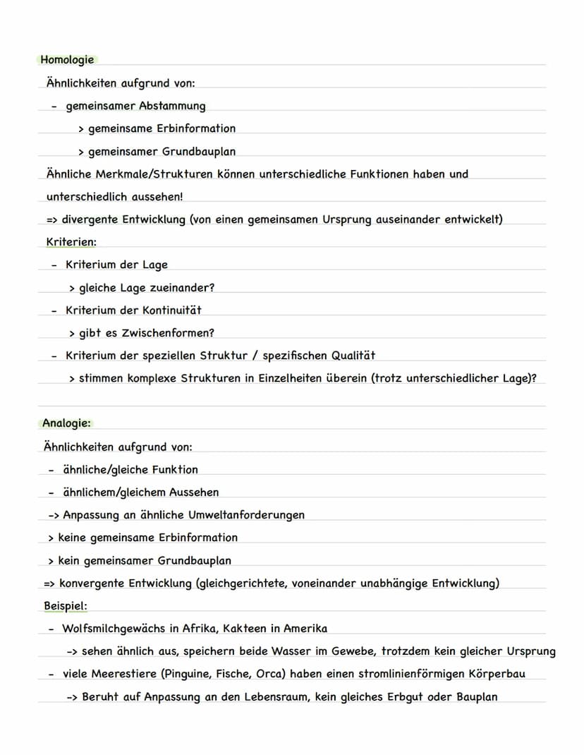 Evolution Bio Lernzekkel
Evolutionstheorien
Charles Darwin:
Betrachtung einer Population
Lebewesen besitzen eine natürliche Variabilität
-> 