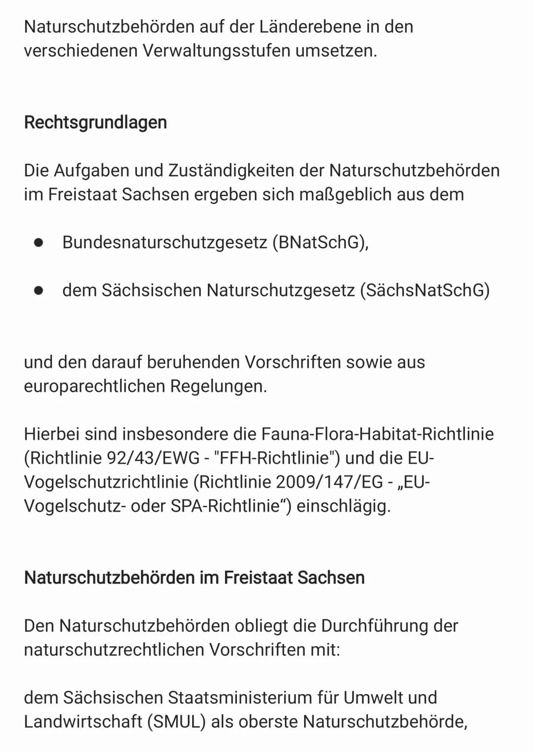 Ziele und Entwicklung von Natur und
Landschaft
Die Ziele des Naturschutzes und der Landschaftspflege sind
in § 1 des Bundesnaturschutzgesetz