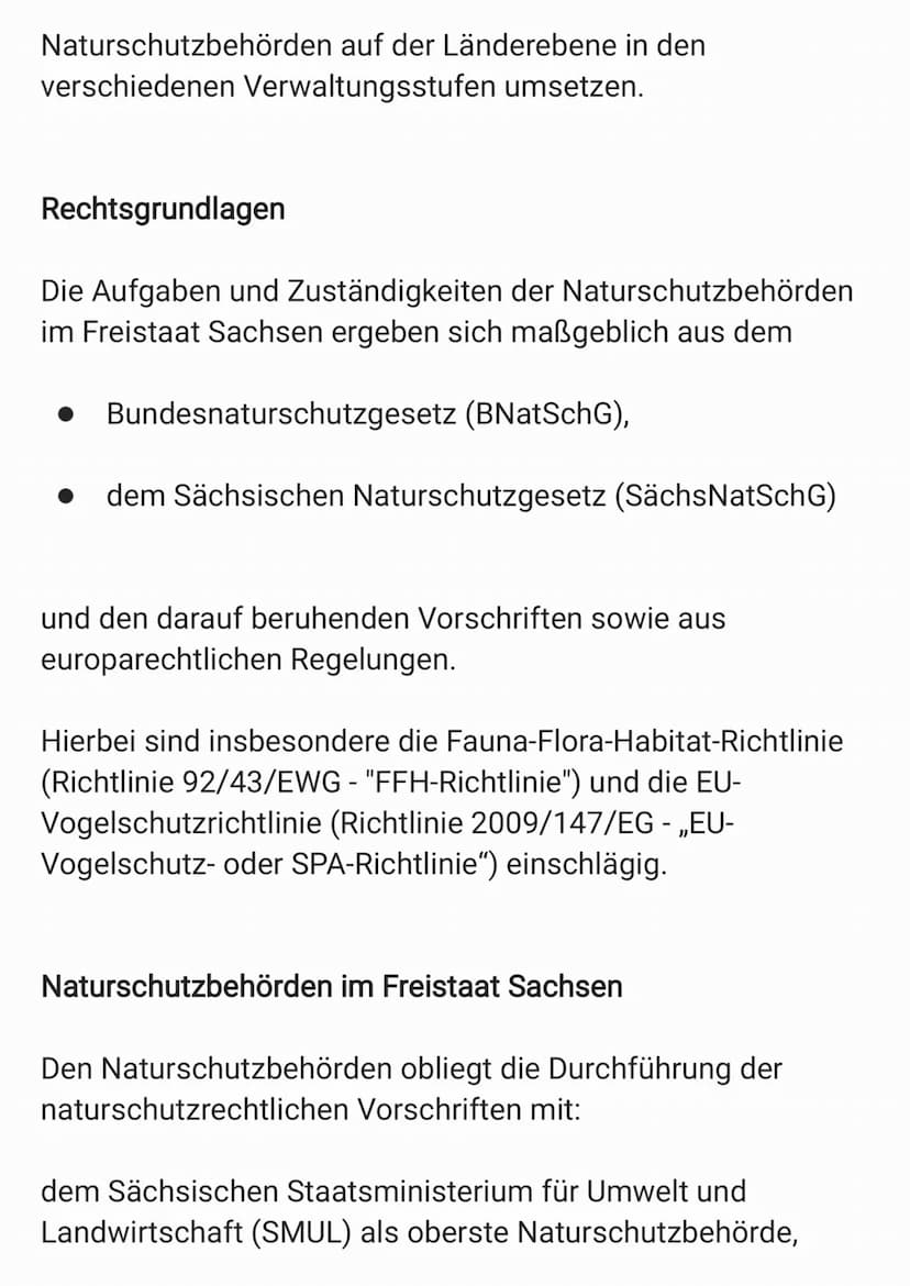 Ziele und Entwicklung von Natur und
Landschaft
Die Ziele des Naturschutzes und der Landschaftspflege sind
in § 1 des Bundesnaturschutzgesetz