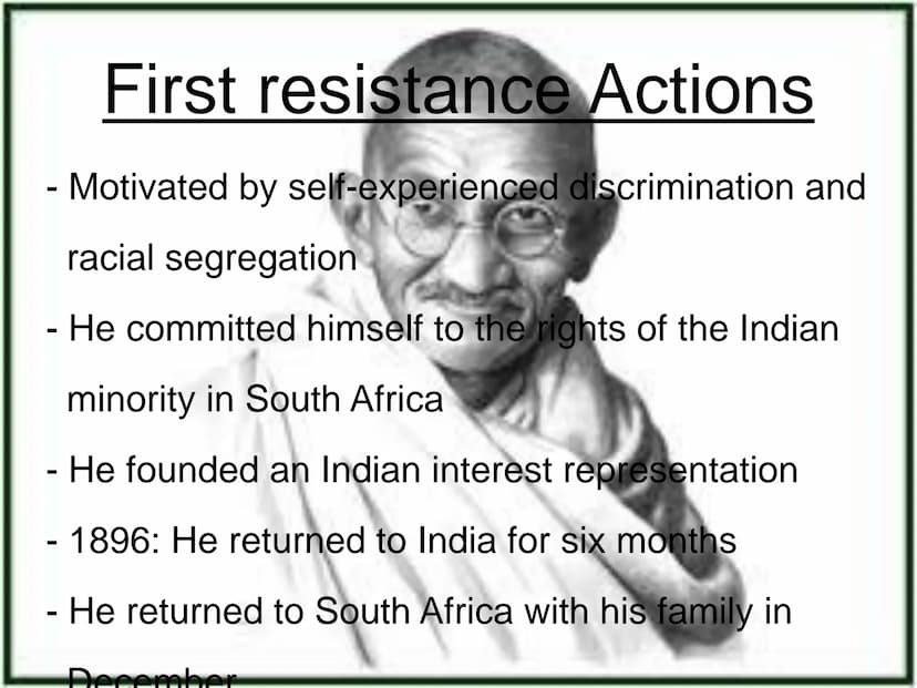 Mahatma
Gandhi Inhalt
.Parents, childhood and Youth
.Studies
.First resistance Actions
.Two highlights in his life:
→ The salt marsh
→ The h