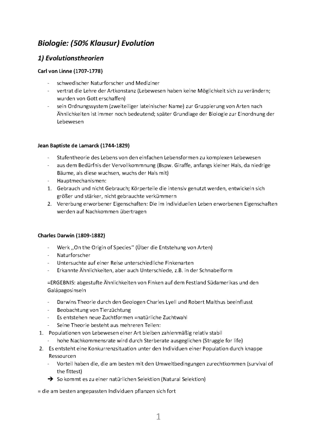 Biologie Evolution Zusammenfassung PDF für Abitur: Alles über Synthetische Evolutionstheorie & Belege für die Evolution