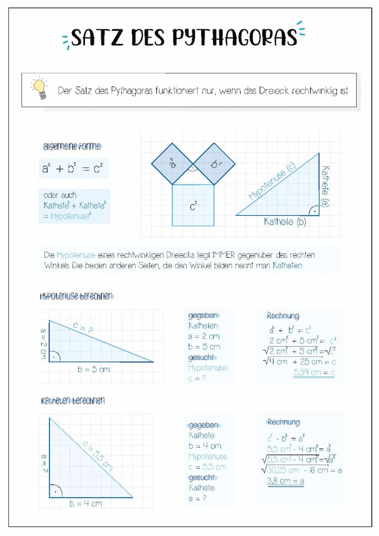 Know Satz des Pythagoras thumbnail