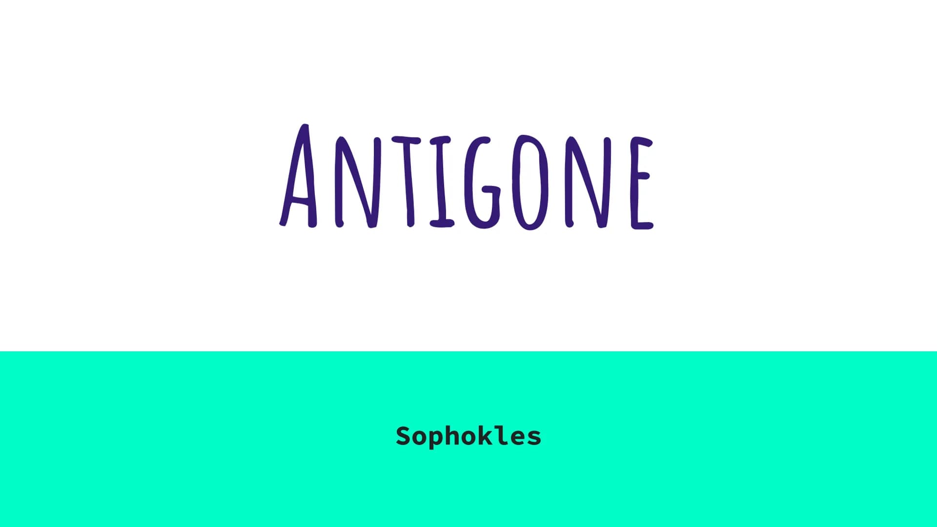 ANTIGONE
Sophokles INFOS ÜBER DAS BUCH
Tragödie
von Sophokles geschrieben
442 v. Chr. erstmals aufgeführt
zentrale Leitfrage: Wechselbeziehu