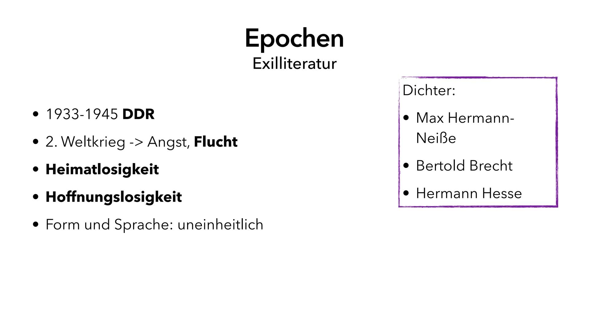 Inhaltsfeld Texte
Lyrik
,,Unterwegssein vom Barock bis zur Gegenwart"
Abi 2023 NRW - Deutsch LK • Gedichtarten ✓
• Form
• Stilmittel V
Epoch