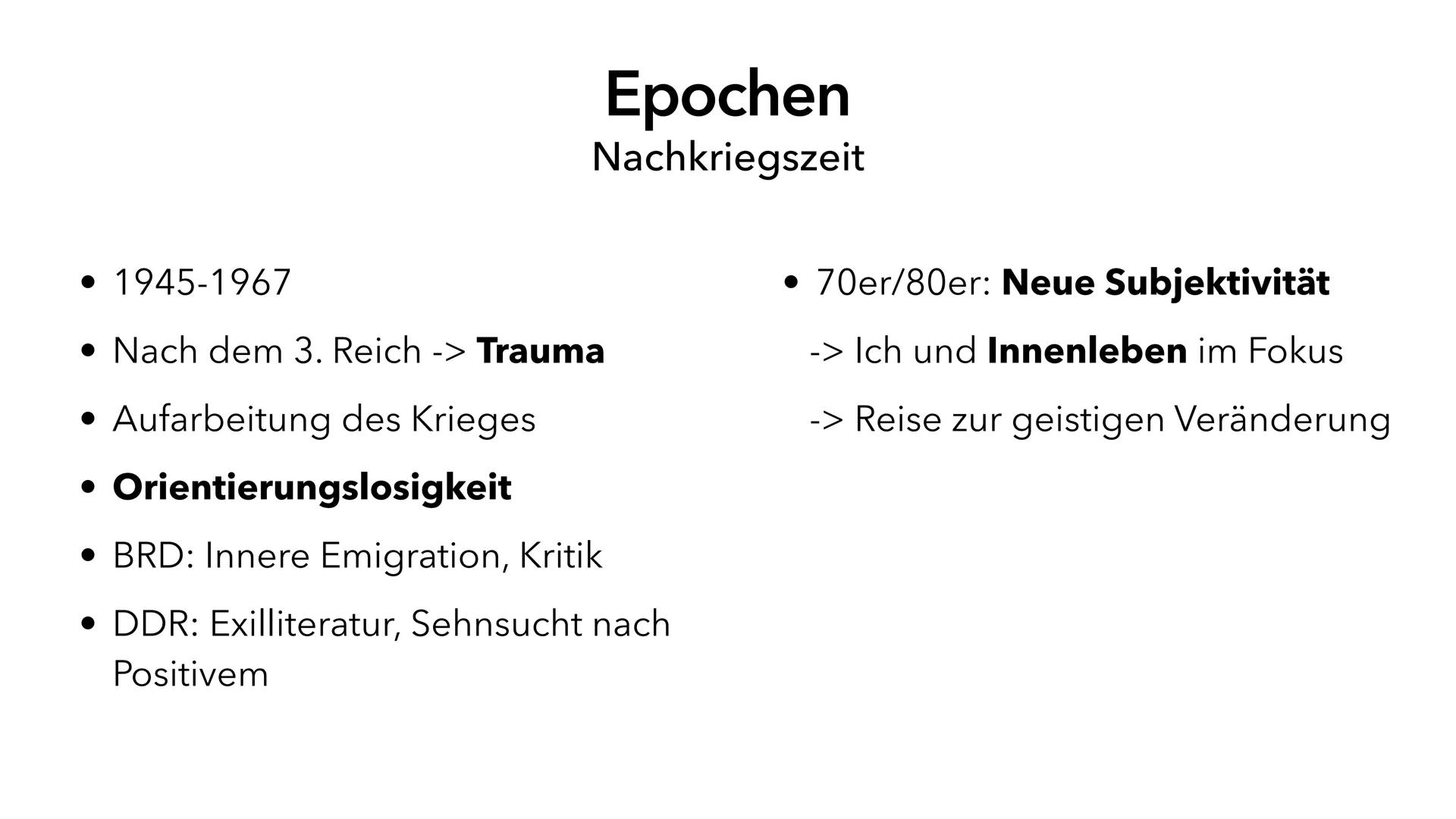 Inhaltsfeld Texte
Lyrik
,,Unterwegssein vom Barock bis zur Gegenwart"
Abi 2023 NRW - Deutsch LK • Gedichtarten ✓
• Form
• Stilmittel V
Epoch