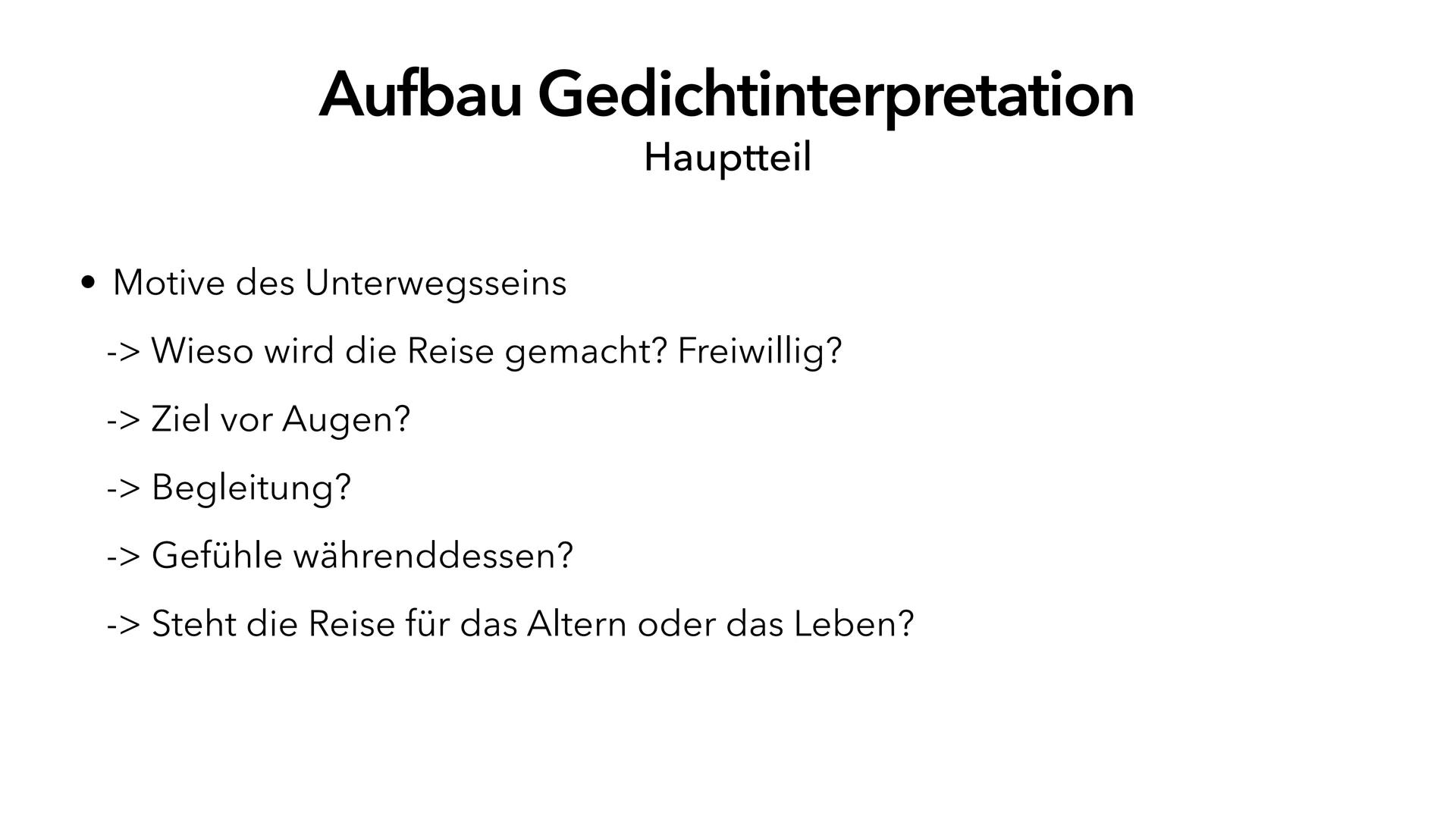 Inhaltsfeld Texte
Lyrik
,,Unterwegssein vom Barock bis zur Gegenwart"
Abi 2023 NRW - Deutsch LK • Gedichtarten ✓
• Form
• Stilmittel V
Epoch