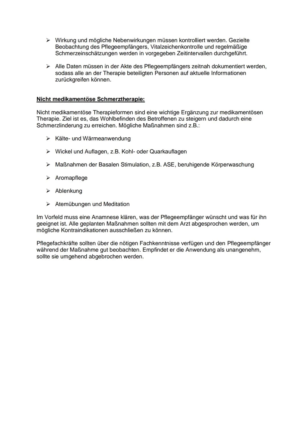 Definition:
Schmerz ist ein unangenehmes Sinnes- und Gefühlserlebnis, das mit aktueller oder
potenzieller Gewebeschädigung verknüpft ist ode