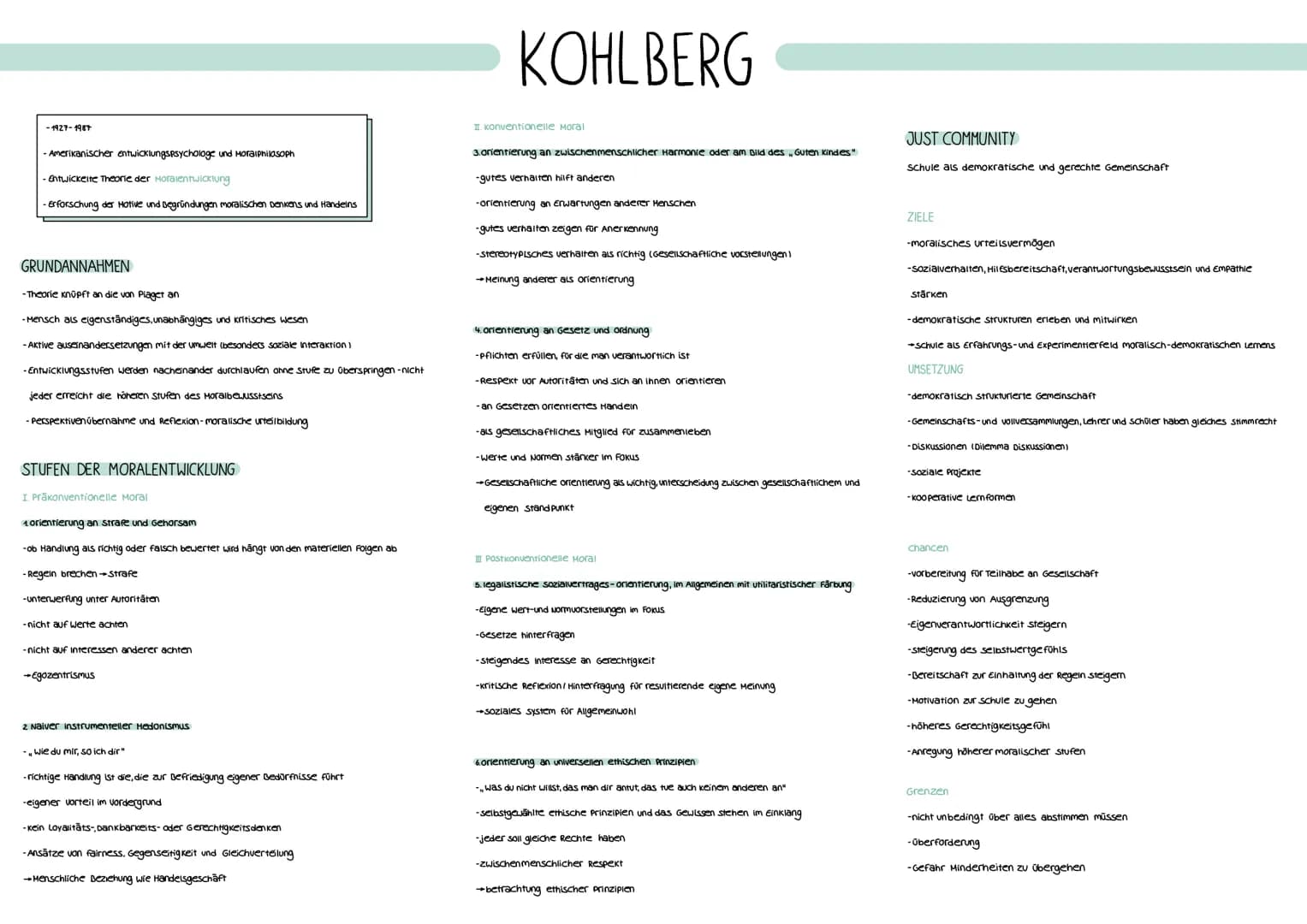 -1927-1987
-Amerikanischer entwicklungspsychologe und Moralphilosoph
-Entwickelte Theorie der Moralentwicklung
-Erforschung der Motive und B