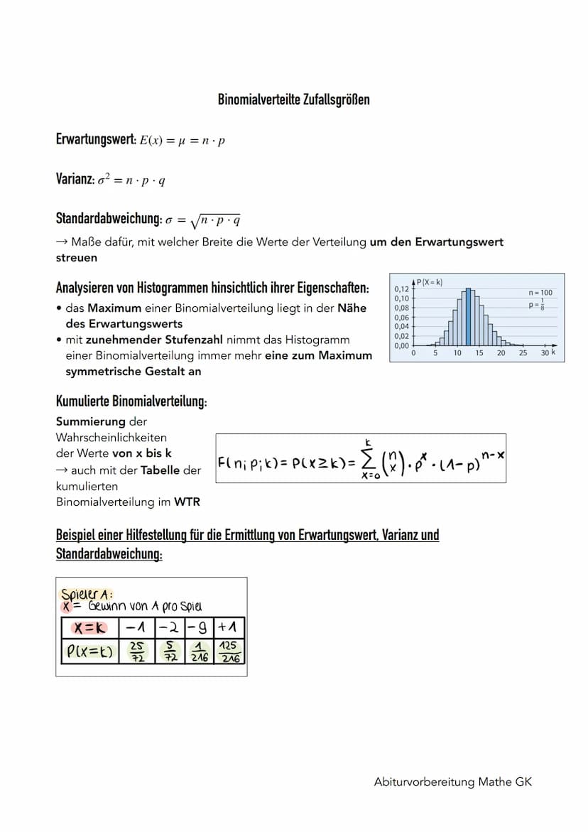 Stochastik
Q3.1 Grundlegende Begriffe der Stochastik
Grundlagen der Wahrscheinlichkeitstheorie
Zufallsexperiment: Experiment, bei welchem di