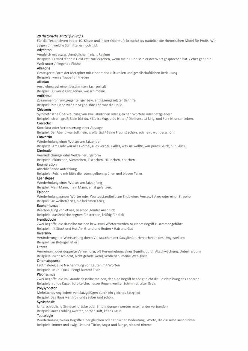 Einleitung der Textanalyse
Titel des Textes
Name des Autors (Von wem stammt der Text?)
Entstehungszeit (Wann wurde der Text verfasst? → Lite