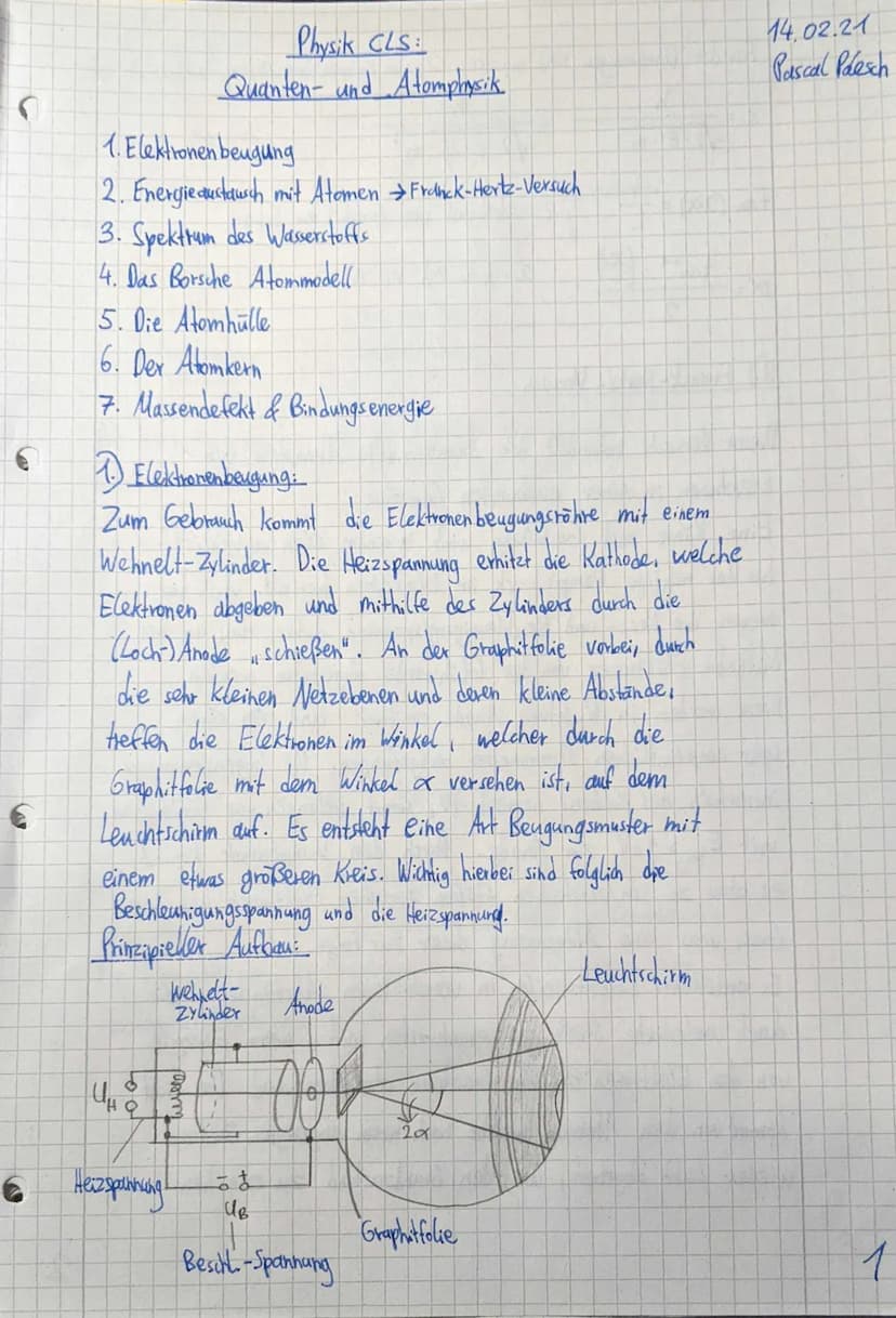 Auswertung:
Welche Wellenlängen haben diese Farblinien ?
Aus dem Versuch zur Wellenlängen bestimmung eines Lasers
Maximum
Wissen wir:
(I) 2 