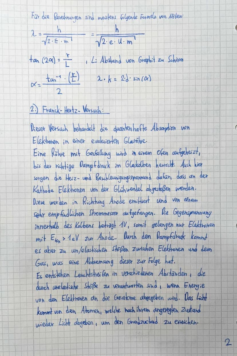 Auswertung:
Welche Wellenlängen haben diese Farblinien ?
Aus dem Versuch zur Wellenlängen bestimmung eines Lasers
Maximum
Wissen wir:
(I) 2 