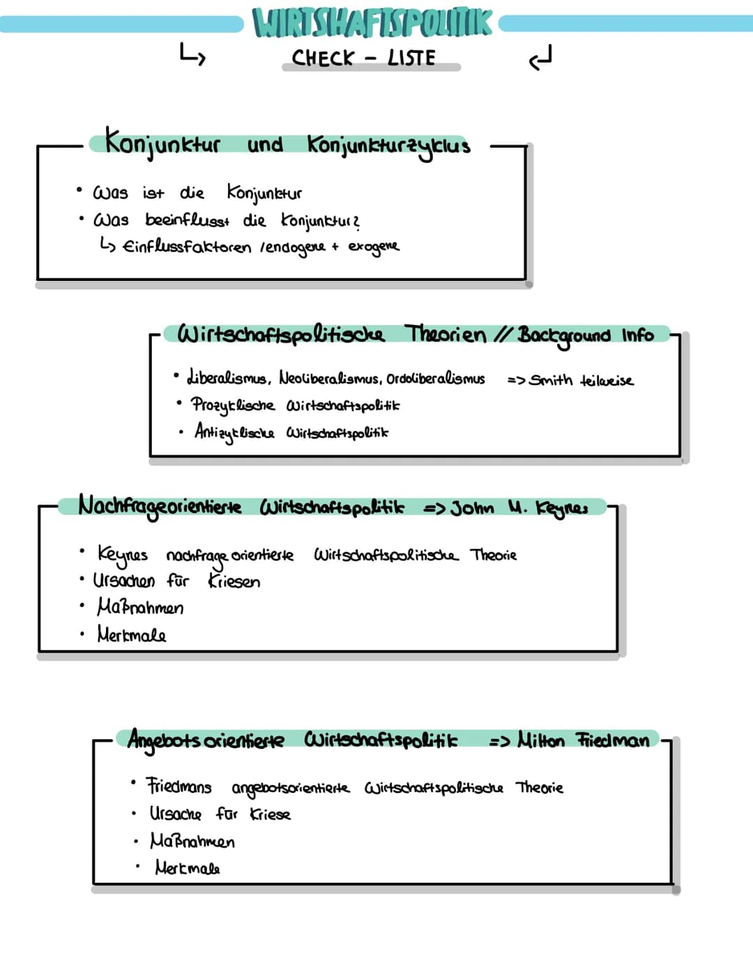 ●
Konjunktur und Konjunkturzyklus
• Was ist die Konjunktur
Was beeinflusst die konjunktur?
L> Einflussfaktoren lendogene + exogene
●
L>
.
●
