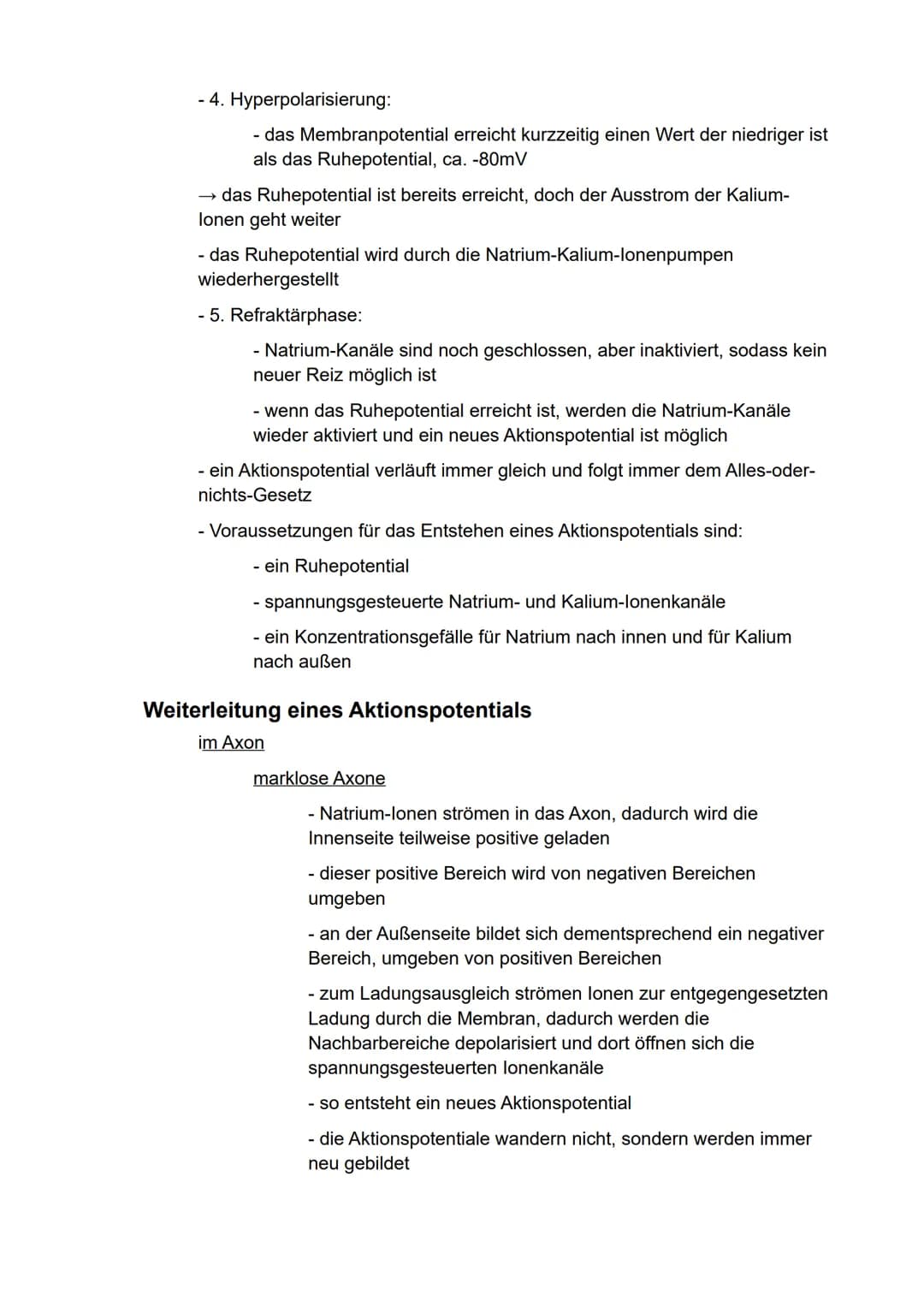 Biologie
eA
Semester 3
- Kommunikation in biologischen Systemen - Inhaltsverzeichnis
Neuronale Informationsverarbeitung..
Aufbau von Nervenz