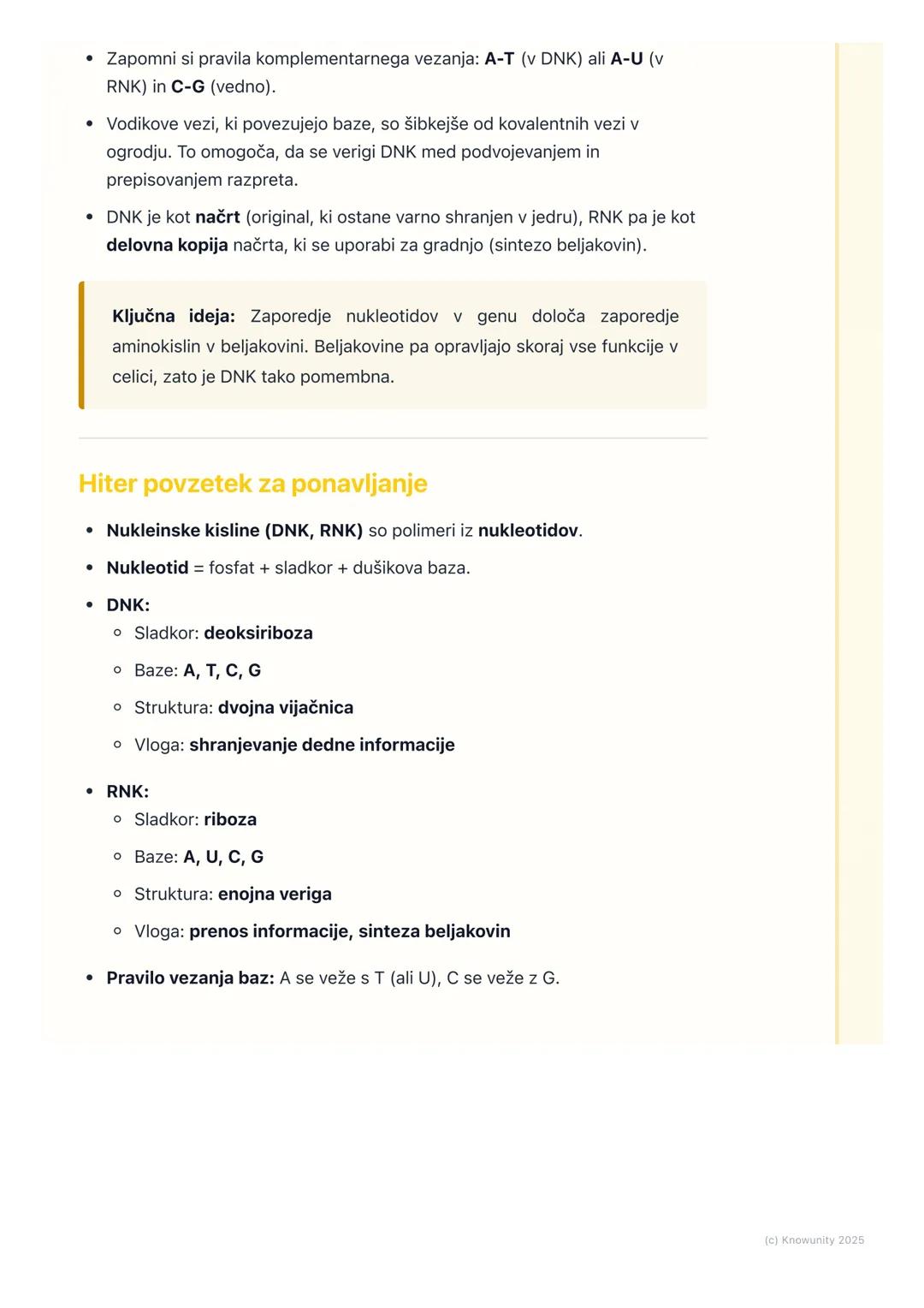 # Organske molekule:
nukleinske kisline

Uvod v nukleinske kisline

Nukleinske kisline so velike, kompleksne organske molekule (makromolekul