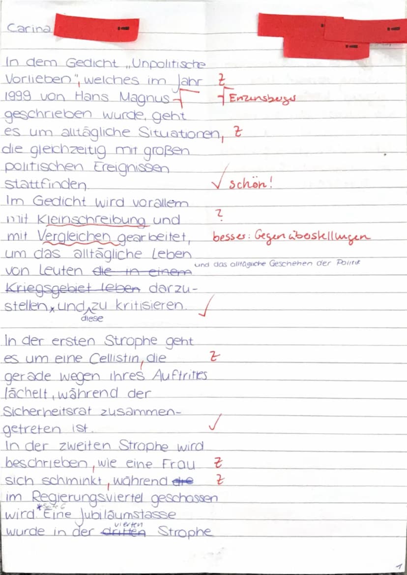 Ministerium für
Schule und Bildung
des Landes Nordrhein-Westfalen
Name: Carina
Seite 1 von 2
Zentrale Klausur am Ende der Einführungsphase
2
