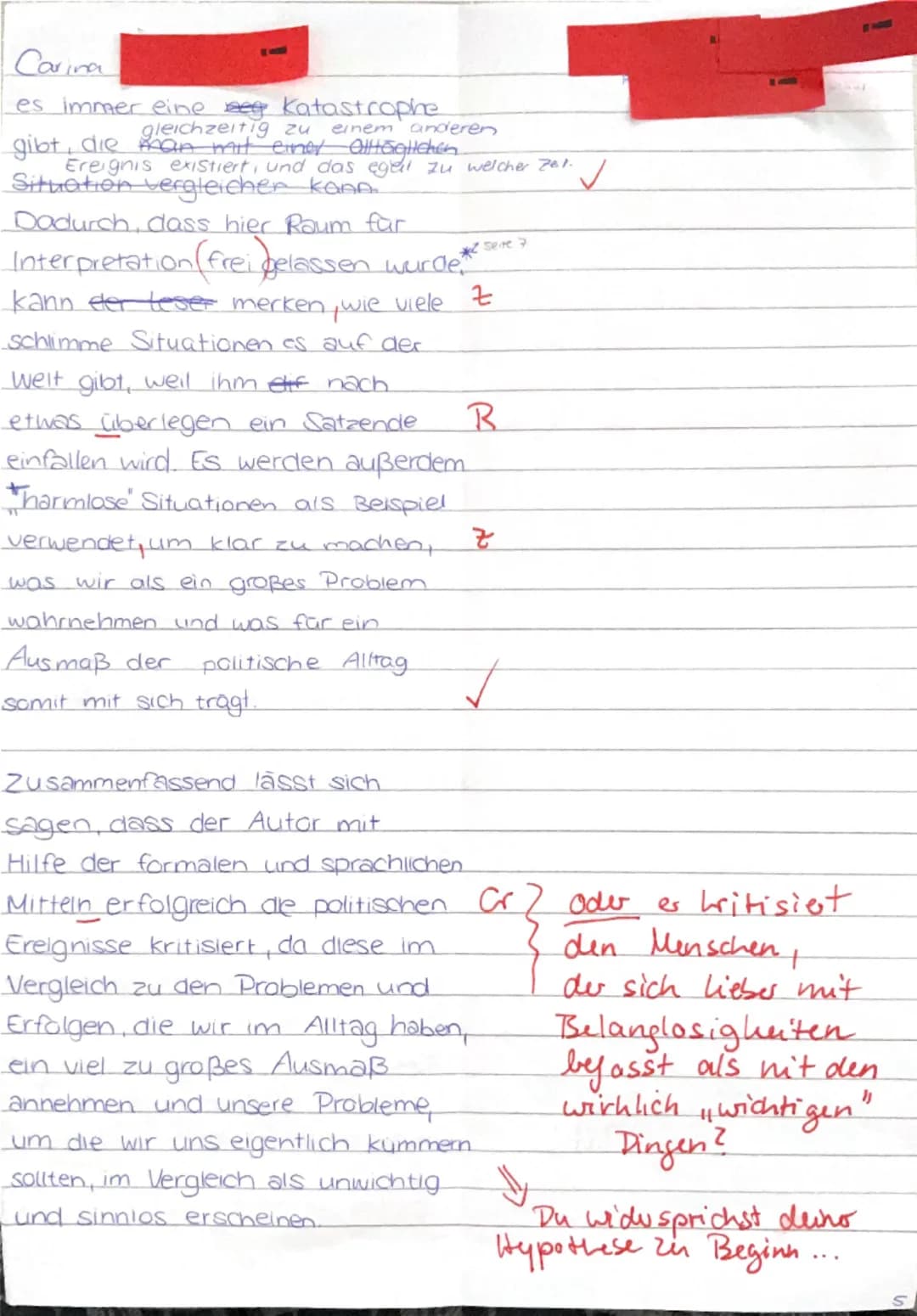 Ministerium für
Schule und Bildung
des Landes Nordrhein-Westfalen
Name: Carina
Seite 1 von 2
Zentrale Klausur am Ende der Einführungsphase
2