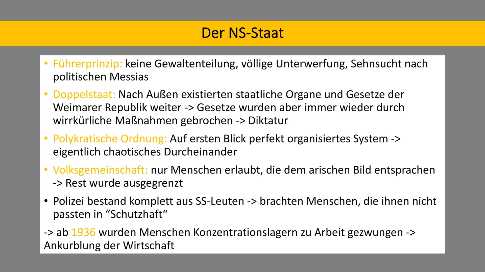 Der ,,Führerstaat": Die nationalsozialistische Sicht Gliederung
1. Der Weg zum Führerstaat: Zeitstrahl
2. Wortdefinitionen
3. Das Staatsmode