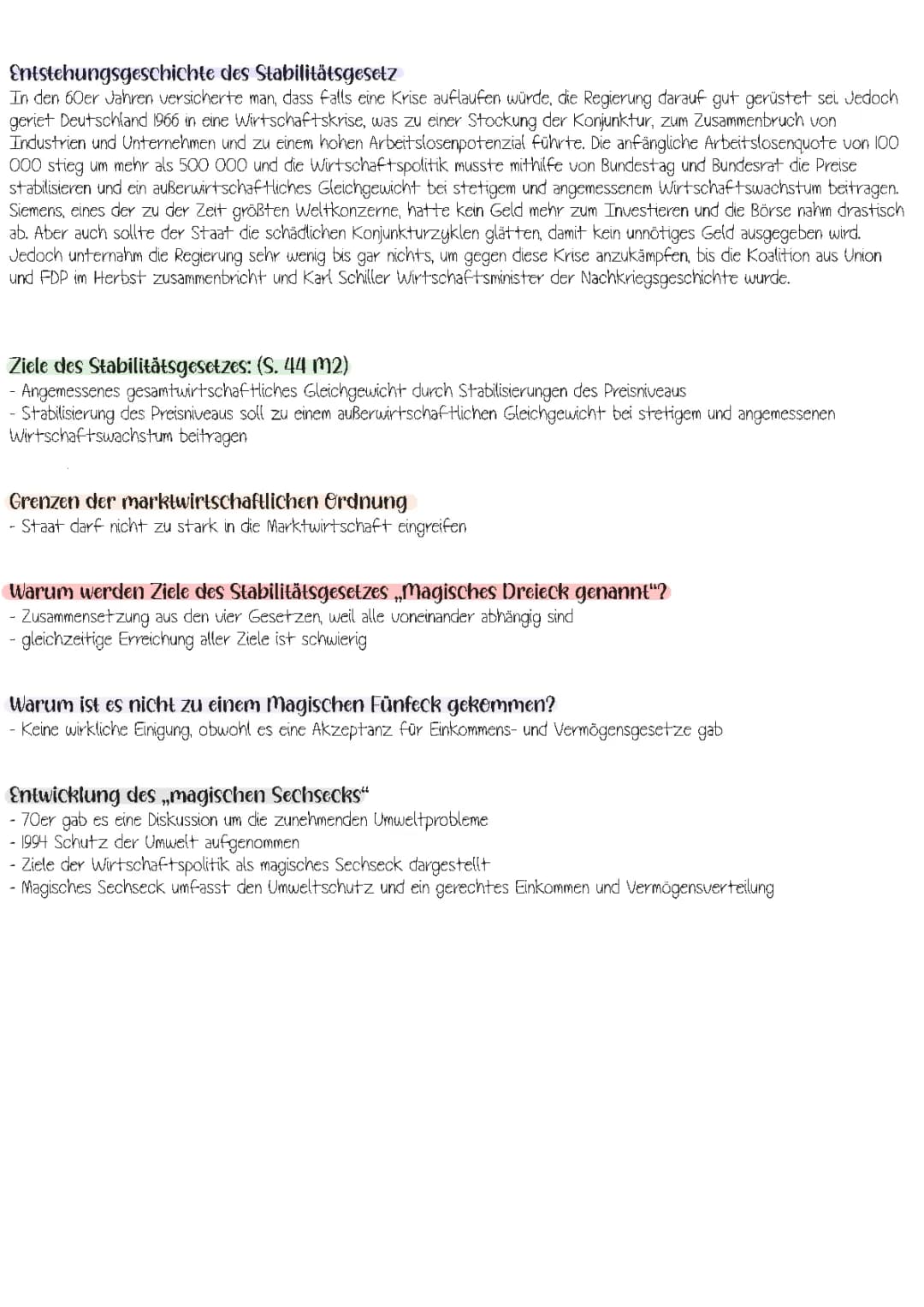 Stabilitätsgesetz