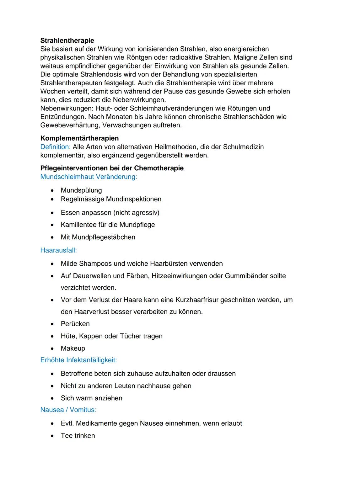 C.2 Onkologie
Onkologie
Definition: Versteht man die Lehre von der
Entstehung, dem Wachstum und der Therapie gut und bösartiger Tumore.
Grös
