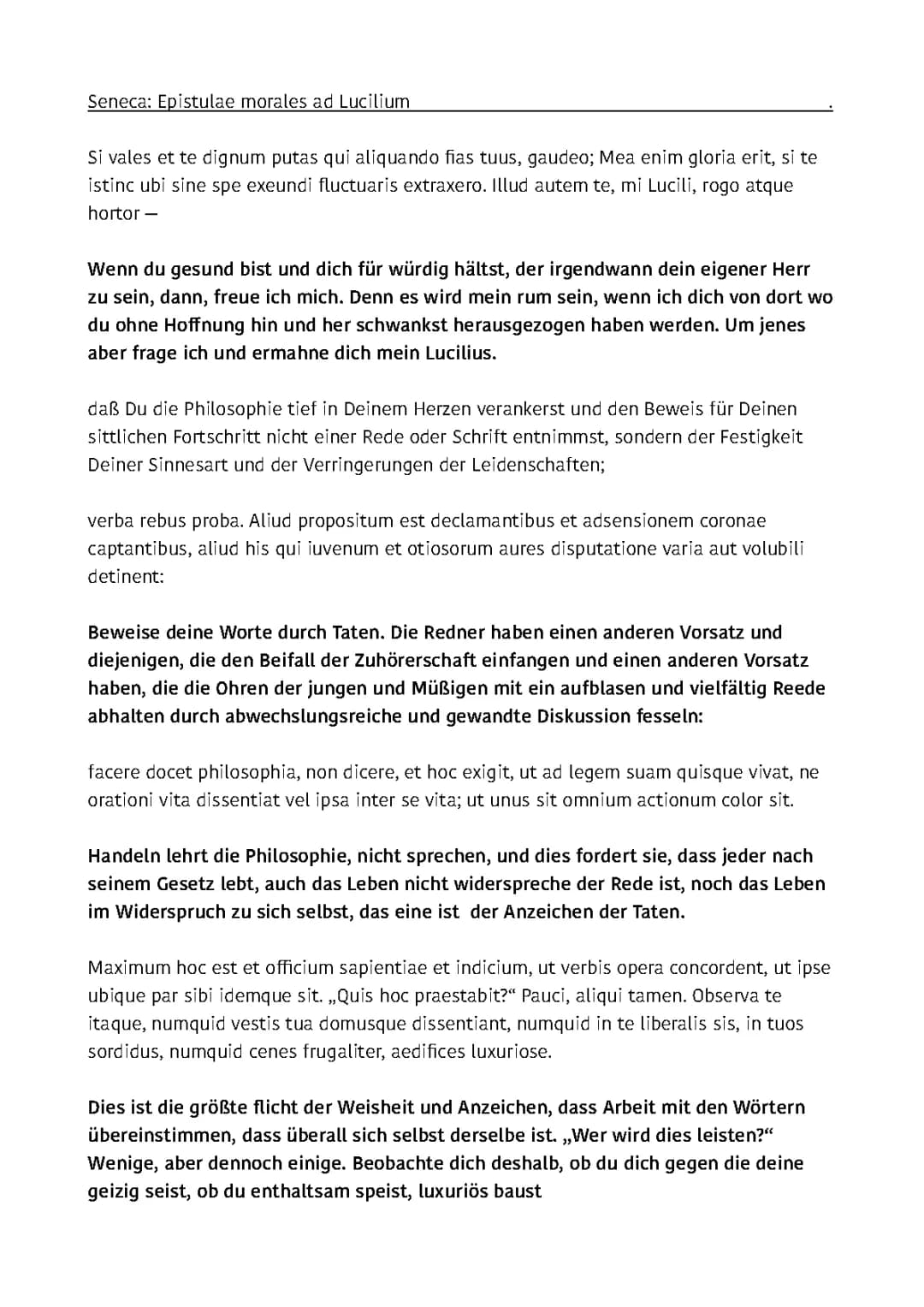 Seneca Briefe an Lucilius - Zusammenfassungen, PDF, Übersetzungen und mehr