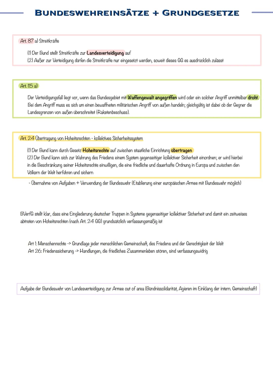 AUSSEN- UND
SICHERHEITS-
POLITIK DE
(ROLLE DER
BUNDESWEHR) 5 ständige
Mitglieder
mit
Vetorecht
UN-Sicherheitsrat soll reformiert werden
15
1