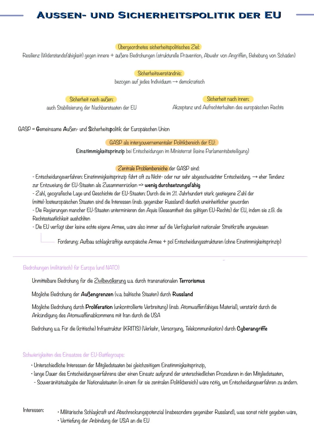 AUSSEN- UND
SICHERHEITS-
POLITIK DE
(ROLLE DER
BUNDESWEHR) 5 ständige
Mitglieder
mit
Vetorecht
UN-Sicherheitsrat soll reformiert werden
15
1