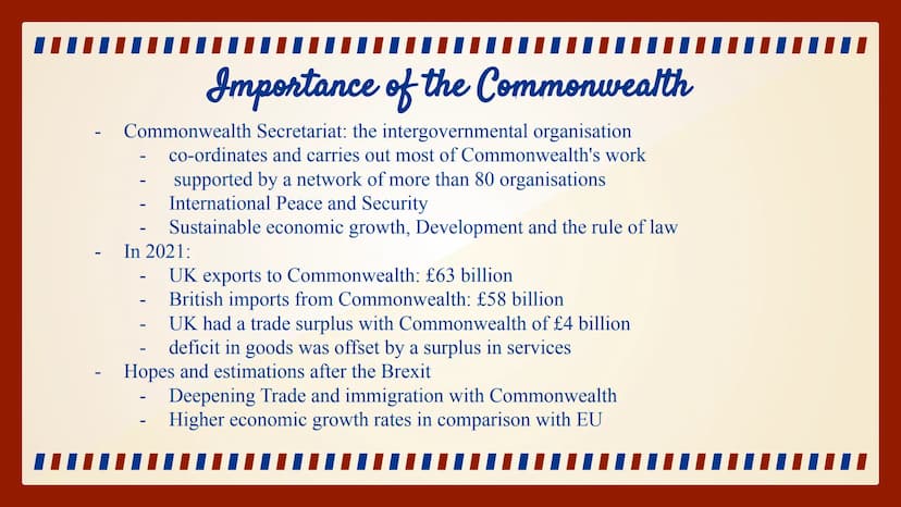 Commonwealth.
It's importance
after the Brexit
‒‒‒‒ ‒‒‒‒‒‒‒‒
Table of Content
1. Brexit
2. Commonwealth
3. Importance of the Commonwealth
4.