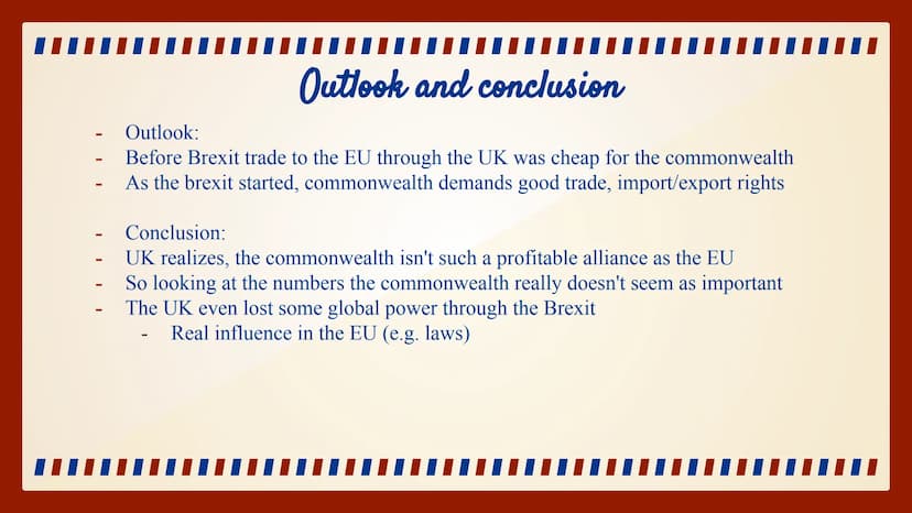 Commonwealth.
It's importance
after the Brexit
‒‒‒‒ ‒‒‒‒‒‒‒‒
Table of Content
1. Brexit
2. Commonwealth
3. Importance of the Commonwealth
4.