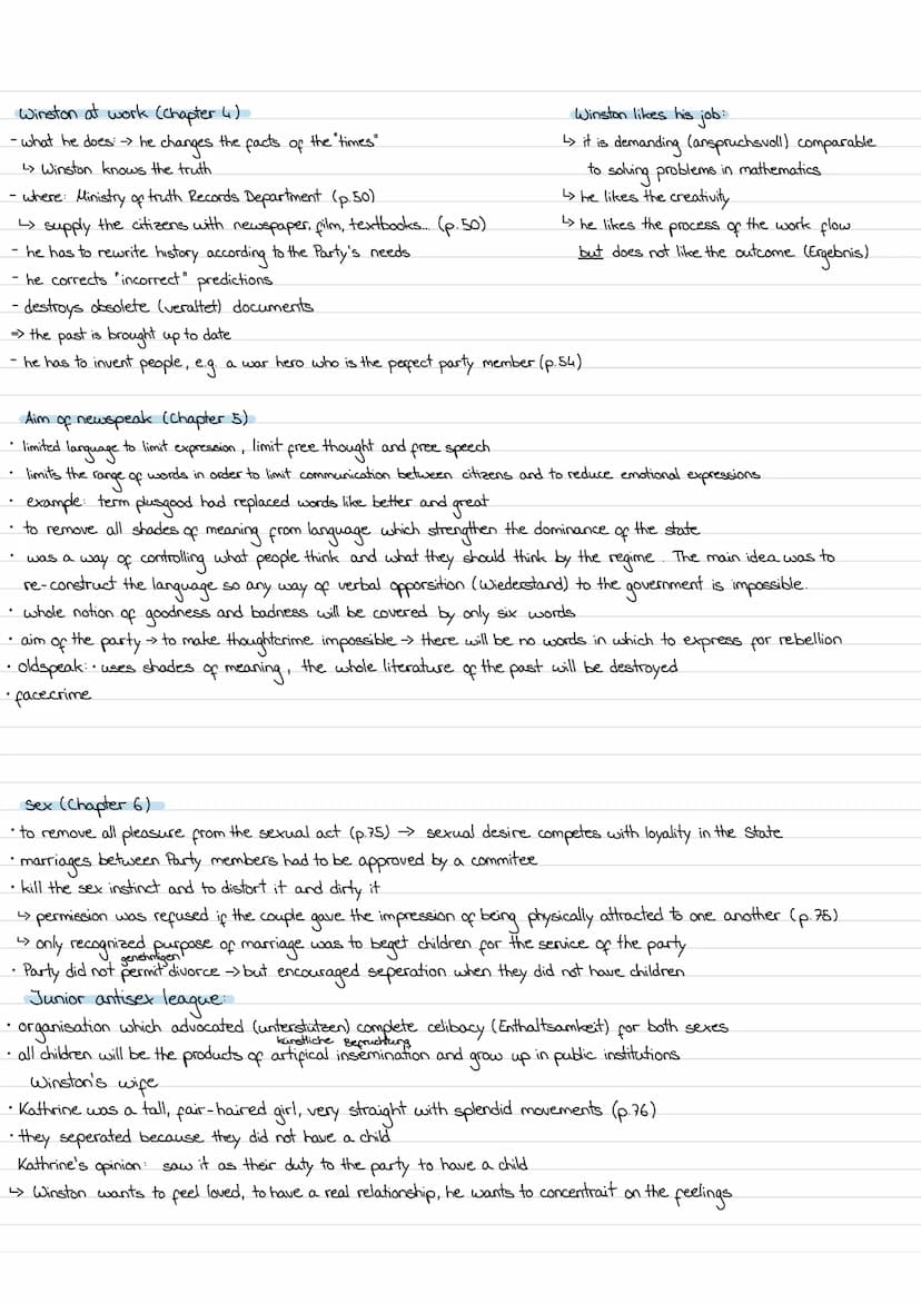 The proles' way of life
proles → proletariat → arbeiterschicht
special literature for proles.
.
The proles (Chapter 7)
p.81.... The party cl