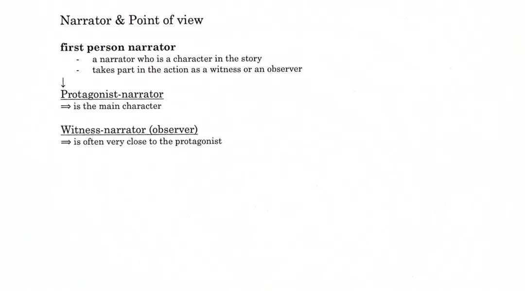 Different Types of Narrators in English: First, Second, and Third Person