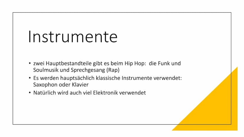 O
Hip Hop
AMAN CONTEST
Sing In Gliederung
Was ist Hip Hop und seit wann spielt es eine Rolle?
• Instrumente beim Hip Hop
• Relevante Persone
